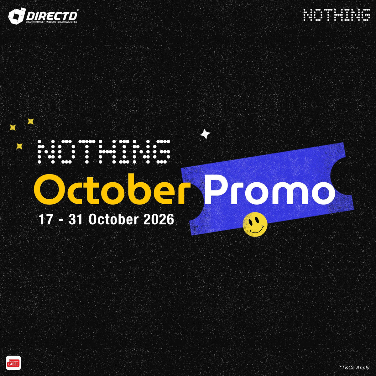 Nothing October Promo
