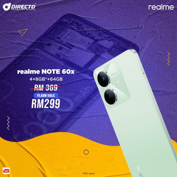 Picture of realme Note 60x [4GB+8GB Dynamic RAM* | 64GB ROM]