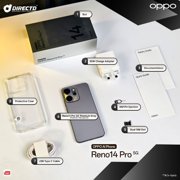 Picture of 🆕 OPPO Reno14 Pro 5G [12GB RAM | 512GB ROM] 
