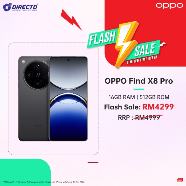 Picture of OPPO Find X8 Pro [16GB RAM | 512GB ROM] Ready Stock