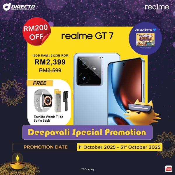 Picture of realme GT 7 [12GB+12GB RAM | 512GB ROM] FREEBIES