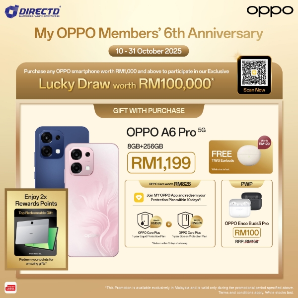 Picture of 🆕 OPPO A6 Pro 5G [8GB RAM | 256GB ROM]