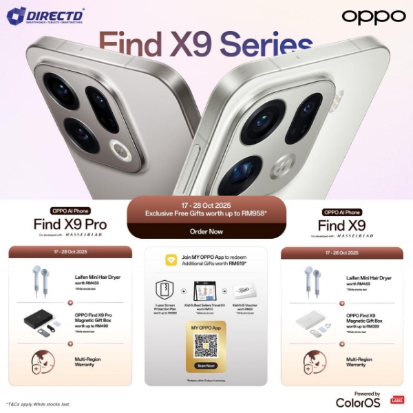 Picture of 🆕 OPPO Find X9 Series Deal Pack | Pre-Order Now & Get Exclusive Gifts