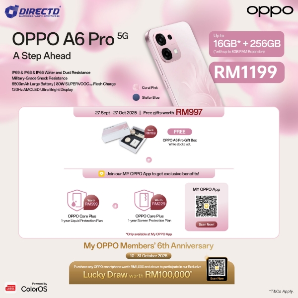 Picture of 🆕 OPPO A6 Pro 5G [8GB RAM | 256GB ROM]