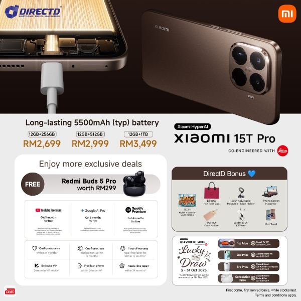 Picture of 🆕 Xiaomi 15T Pro [256GB | 512GB | 1TB]  + Premium Gifts & DD bonus
