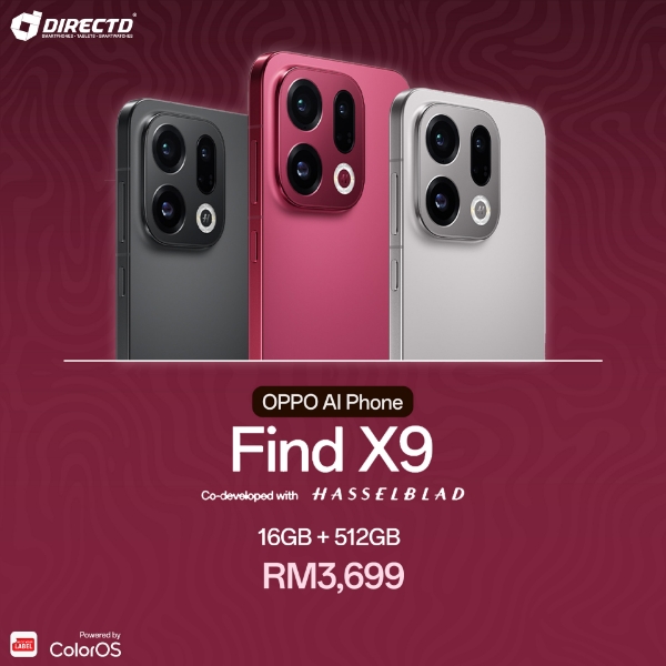 Picture of 🆕 OPPO Find X9 [16GB RAM | 512GB ROM] Pre-Order Now till 7 Nov & get GIFTS worth RM1377