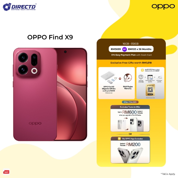 Picture of 🆕 OPPO Find X9 [16GB RAM | 512GB ROM] FREE GIFTS