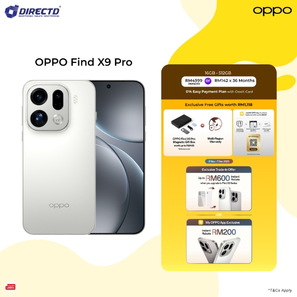 Picture of 🆕 OPPO Find X9 Pro [16GB RAM | 512GB ROM] FREE GIFTS