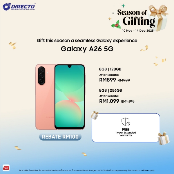 Picture of Galaxy A26 5G [128GB | 256GB] Up to 24 months 0% Ezy Payment by Credit Card