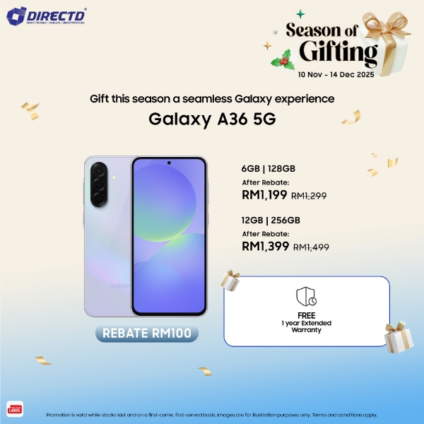 Picture of Galaxy A36 5G [128GB | 256GB] Up to 24 months 0% Ezy Payment by Credit Card