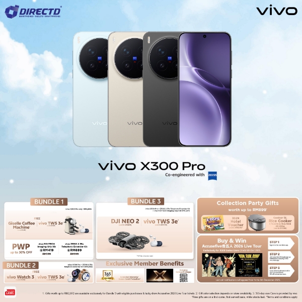 Picture of 🆕 vivo X300 Pro 5G [16GB+512GB] Pre-Order till 21 Nov