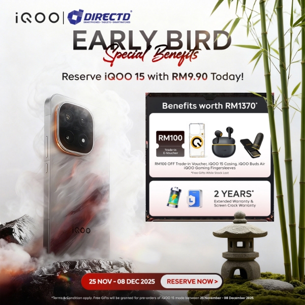 Picture of 🆕 iQOO 15 [16GB RAM | 512GB ROM] Pre-Order till 8 Dec & Get GIFTS worth up to RM1370