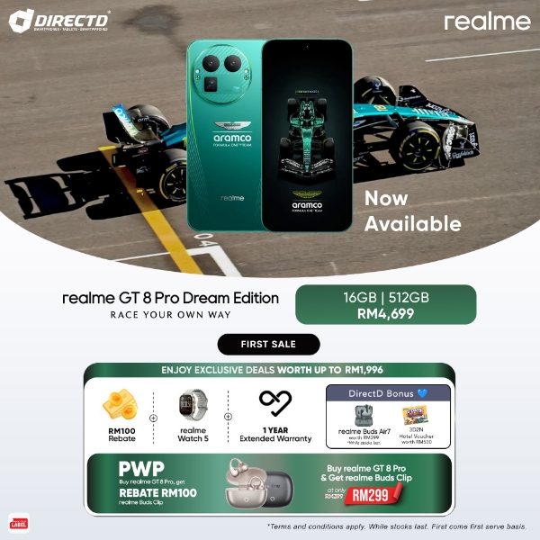Picture of 🆕 realme GT 8 Pro Dream Edition [16GB RAM | 512GB ROM] Enjoy Exclusive Deals