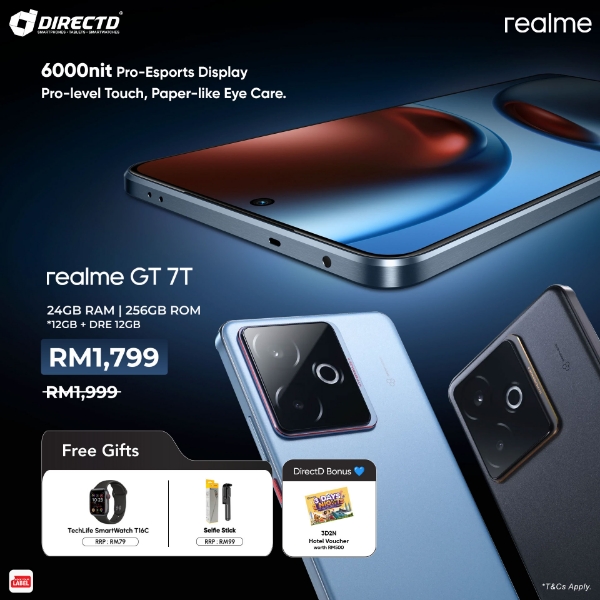 Picture of realme GT 7T [12GB+12GB RAM | 256GB ROM] FREEBIES