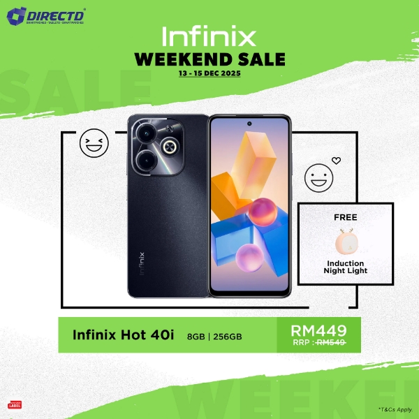 Picture of Infinix Hot 40i [8GB+8GB RAM | 256GB ROM] Ready Stock