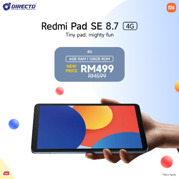 Picture of Redmi Pad SE 8.7" [6GB RAM | 128GB ROM]