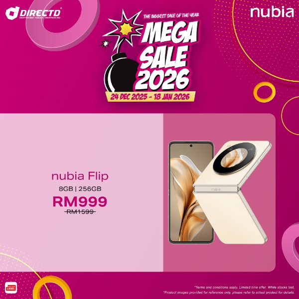 Picture of nubia Flip 5G [8GB + 12GB Extended RAM | 256GB ROM]