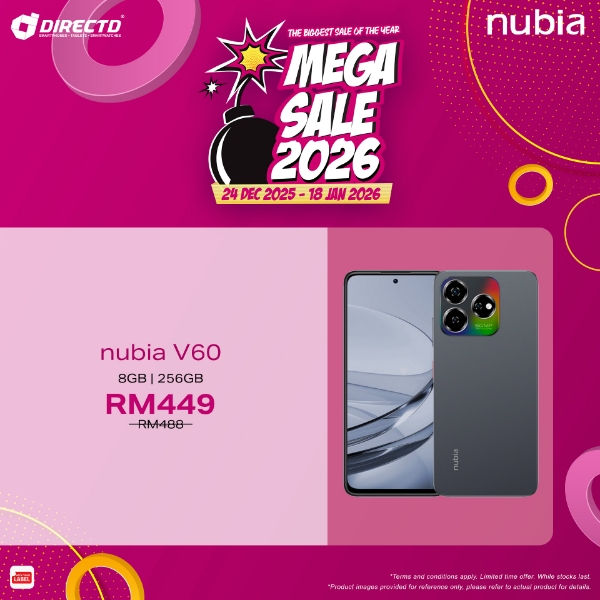 Picture of [NEW PRICE] nubia V60 [8GB + 12GB Extended RAM | 256GB ROM]