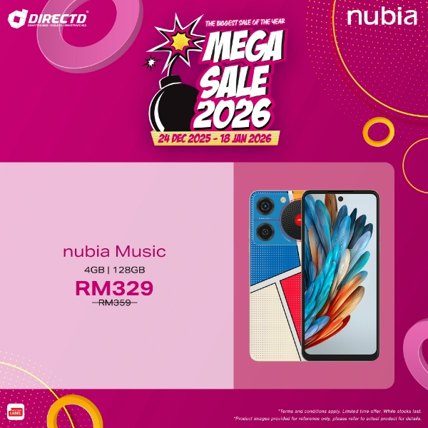 Picture of nubia Music [4GB + 4GB Dynamic RAM | 128GB ROM]