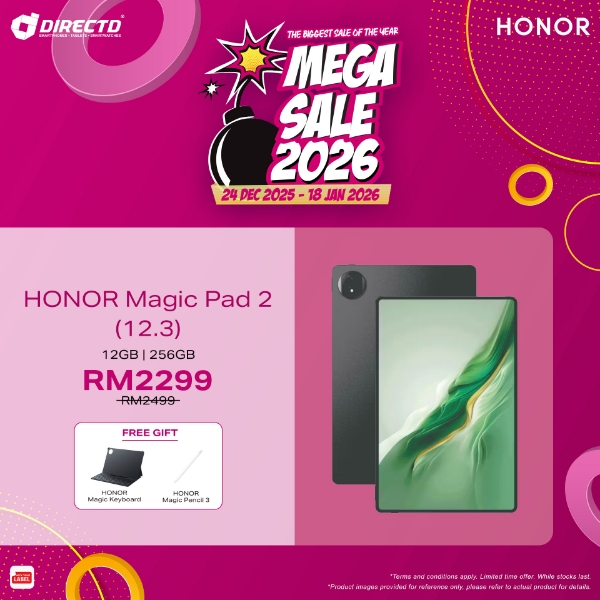 Picture of HONOR MagicPad2 12.3″ [12GB RAM | 256GB ROM] Available Now