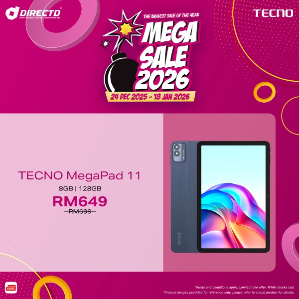 Picture of TECNO MEGAPAD 11 [LTE | 8GB RAM | 128GB/256GB ROM]