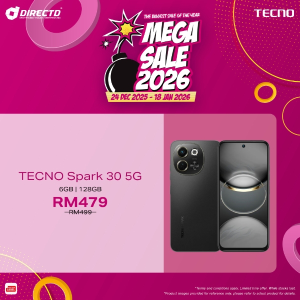 Picture of TECNO Spark 30 5G [6GB RAM | 128GB ROM]