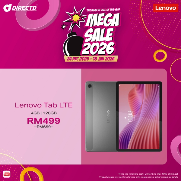 Picture of Lenovo Tab [LTE + Voice Call | 4GB RAM | 128GB ROM]