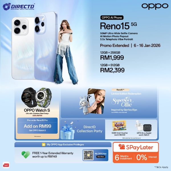 Picture of 🆕 OPPO Reno15 5G [12GB RAM | 256GB/512GB ROM]