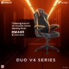 Picture of TTRacing Duo V4 Air Threads Fabric Gaming Chair Ember Black
