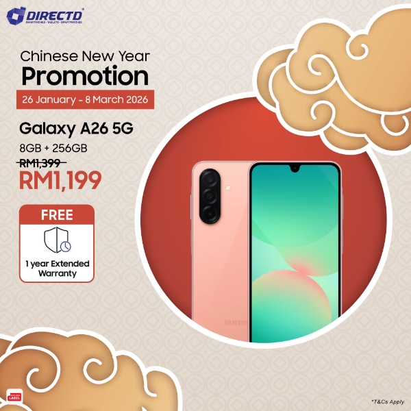 Picture of Galaxy A26 5G [128GB | 256GB] Up to 24 months 0% Ezy Payment by Credit Card