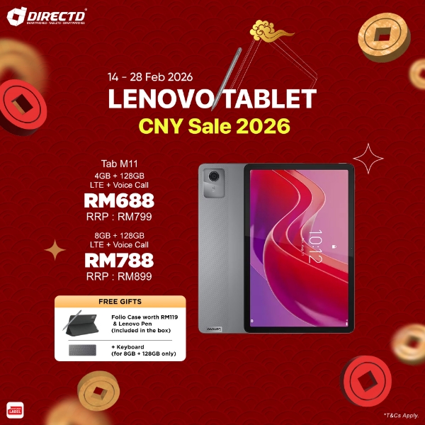 Picture of Lenovo Tab M11 [LTE | 4GB/8GB RAM | 128GB ROM] +FREEGIFT
