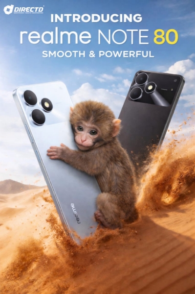 Picture of 🆕 realme Note 80 [4GB (+ 8GB extended dynamic RAM) | 64GB ROM]