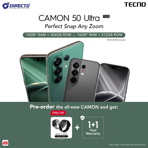 Picture of 🆕 TECNO CAMON 50 Ultra 5G [8GB RAM | 256GB/512GB ROM]