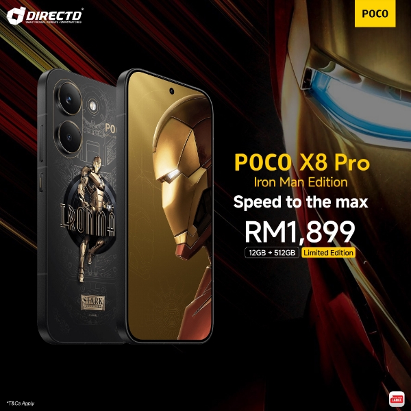Picture of 🆕 POCO X8 Pro Iron Man Edition [12GB RAM | 512GB ROM] Ready Stock