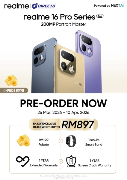 Picture of 🆕 realme 16 Pro+ | Pre-Order till 10 Apr & Enjoy Exclusive Deals worth up to RM897