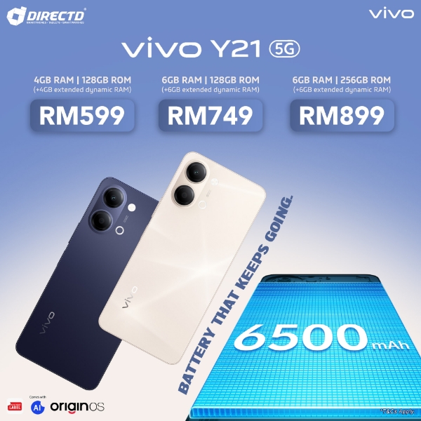 Picture of 🆕 vivo Y21 5G [4GB/6GB RAM | 128GB/256GB ROM]