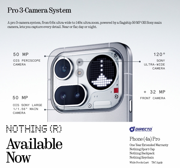 Picture of 🆕 Nothing Phone (4a) Pro [12GB RAM | 256GB ROM]