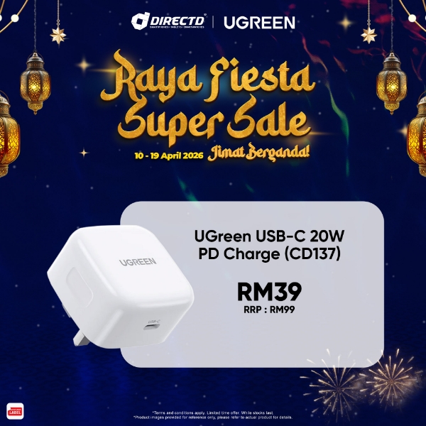 Picture of UGreen USB-C 20W PD CHARGER (CD137)