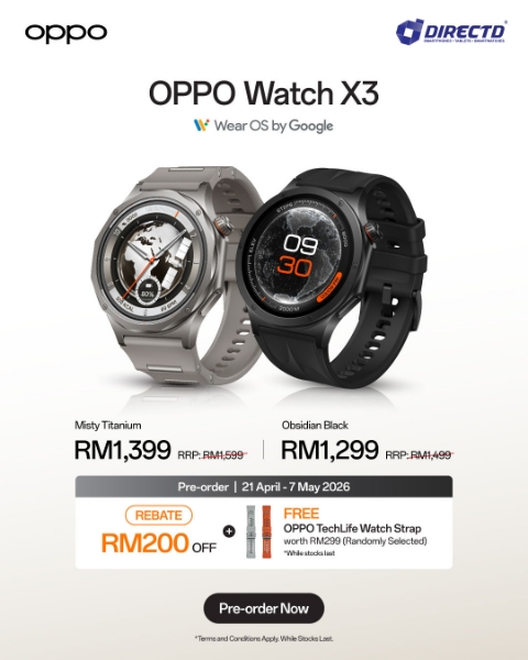 Picture of 🆕 OPPO Watch X3 | Pre-order 21 Apr - 7 May