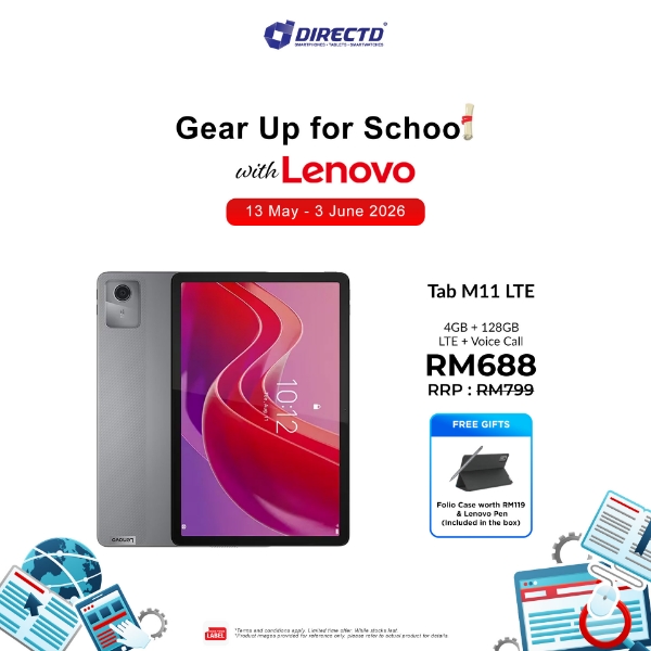Picture of Lenovo Tab M11 [LTE | 4GB/8GB RAM | 128GB ROM] +FREEGIFT