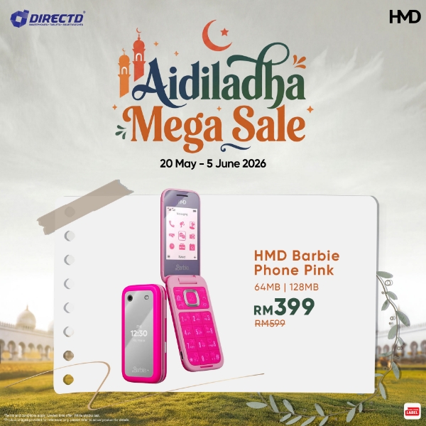 Picture of HMD Barbie™ Flip Phone [64MB RAM | 128MB ROM]