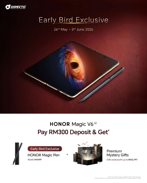 Picture of 🆕 HONOR Magic V6 [16GB RAM | 512GB/1TB] Early Bird Special