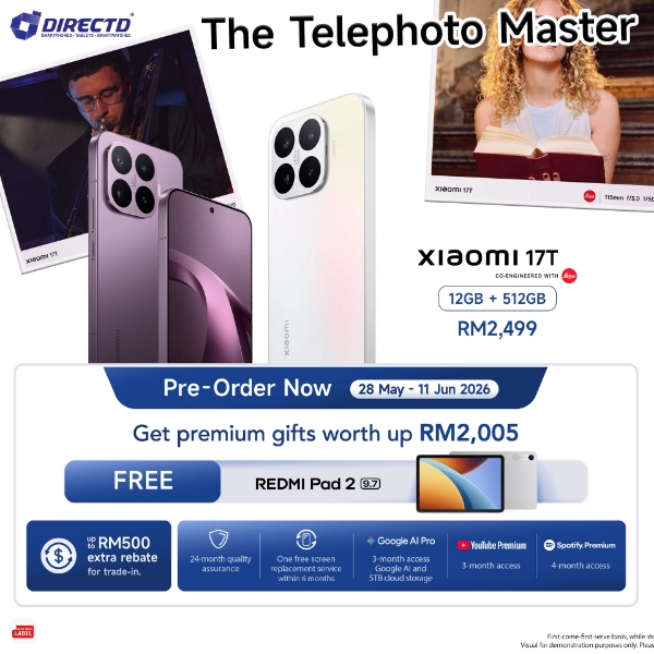 Picture of 🆕 Xiaomi 17T [12/512GB] Pre-Order 28 May - 11 Jun & Get Premium Gifts worth up to RM2005