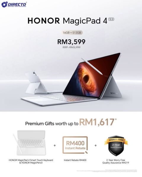 Picture of 🆕 HONOR MagicPad 4 12.3 inch WI-FI [16GB+512GB]