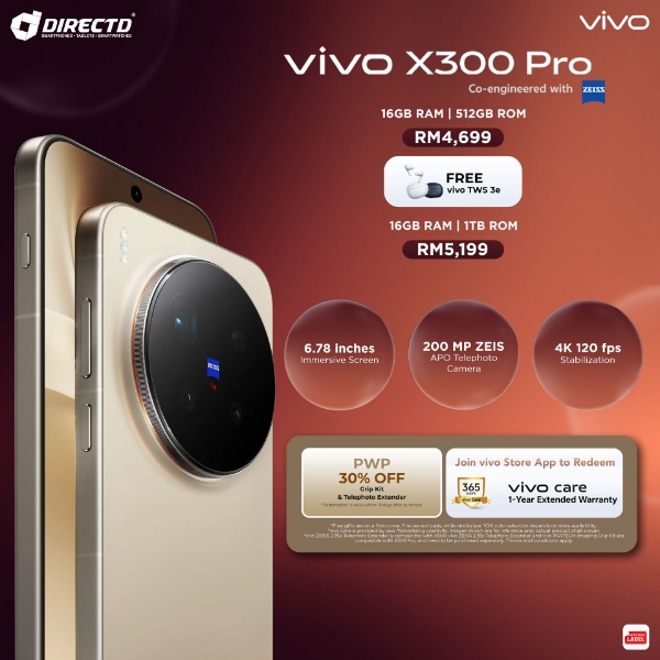 Picture of vivo X300 Pro 5G [16GB RAM | 512GB/1TB] + 𝐄𝐱𝐜𝐥𝐮𝐬𝐢𝐯𝐞 𝐆𝐢𝐟𝐭𝐬