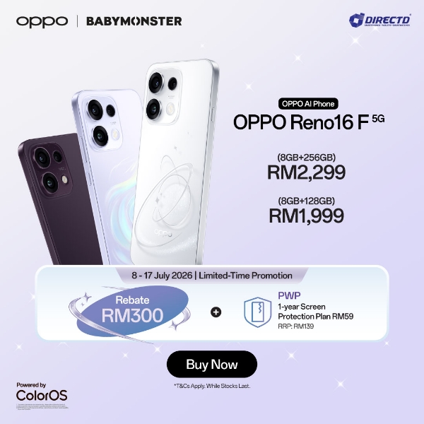 Picture of 🆕 OPPO Reno16 F 5G [8GB RAM | 128GB/256GB ROM] Get Exclusive GIFT