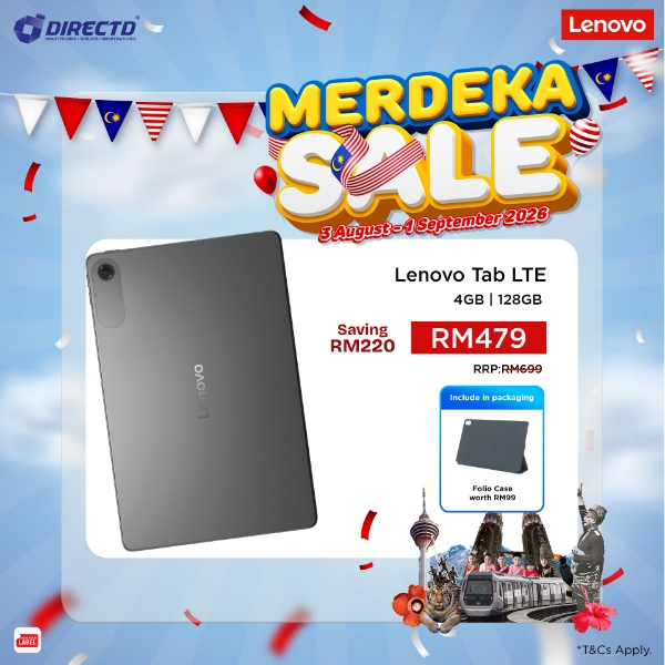 Picture of Lenovo Tab TB311XU [LTE + Voice Call | 4GB RAM | 128GB ROM]